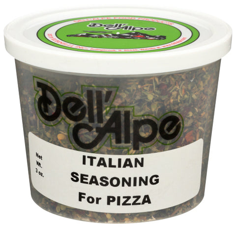 Dell Alpe 
Seasoning Pizza Italian, 3 OZ.