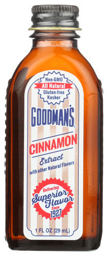 GOODMANS EXTRACT CINNAMON - 1 OZ
