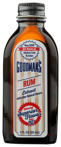 GOODMANS RUM EXTRACT - 1 OZ