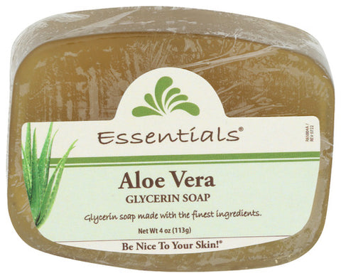 Clearly Natural 
Soap Bar Glyc Aloe Vera, 4 OZ.