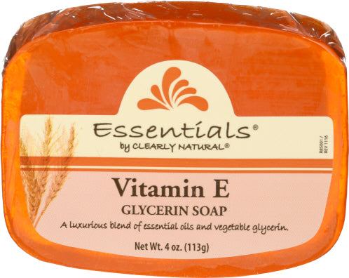 Clearly Natural 
Soap Bar Glyc Vitamin E, 4 OZ.