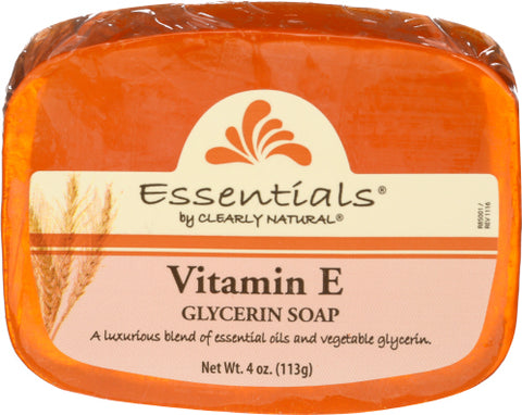 Clearly Natural 
Soap Bar Glyc Vitamin E, 4 OZ.
