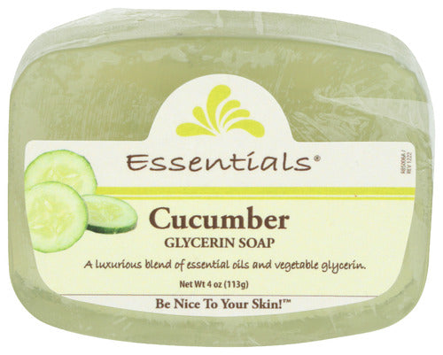 Clearly Natural 
Soap Bar Glyc Cucumber, 4 OZ.