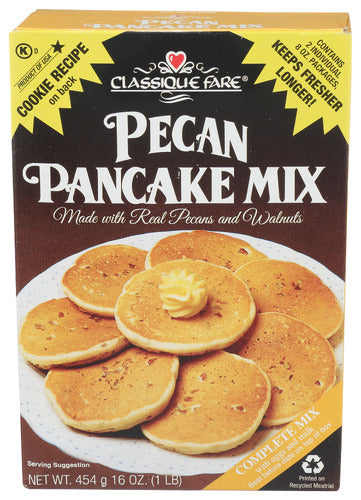 Classique Fare 
Mix Pancake Pecan, 16 OZ.