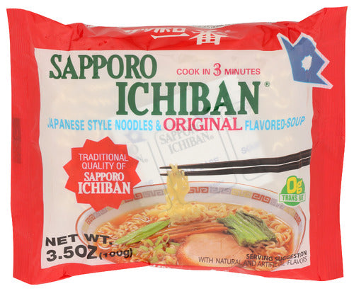 SAPPORO NOODLE ICHIBAN ORIGINAL - 3.5 OZ