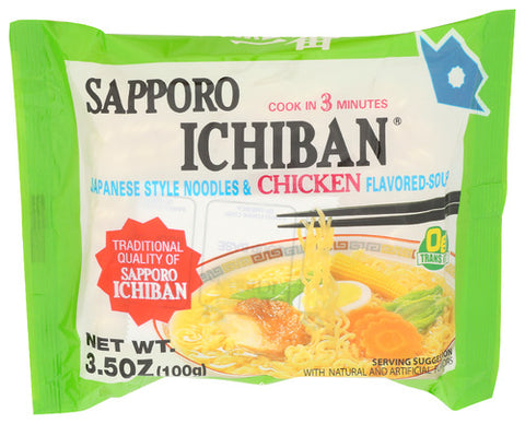 SAPPORO NOODLE ICHIBAN CHCKN - 3.5 OZ