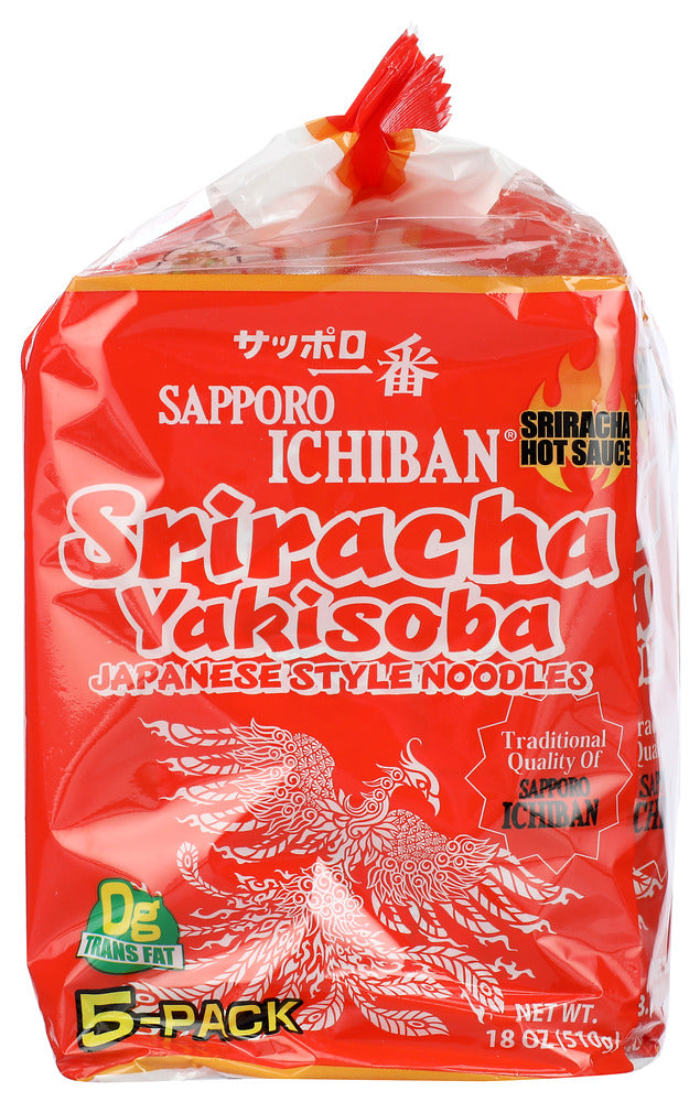 SAPPORO CHOWMEIN SRCHA YKSBA 5PK - 18 OZ