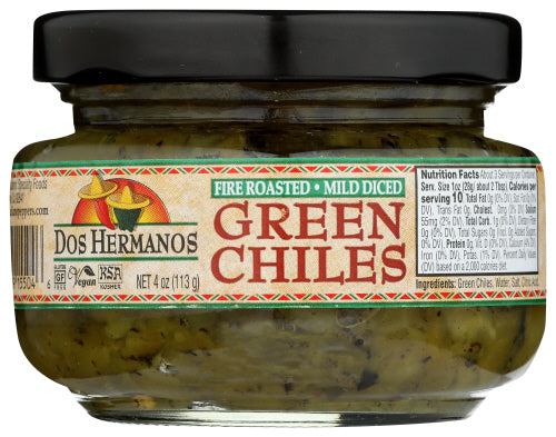 Dos Hermanos 
Chili Grn Dice, 4 OZ.