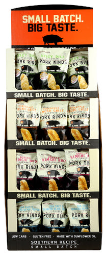 SOUTHERN RECIPE SMALL BAT PORK RIND 4VRTY 48PC - 1 PL