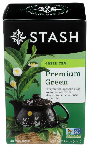 STASH TEA TEA GRN PREMIUM - 20 BG