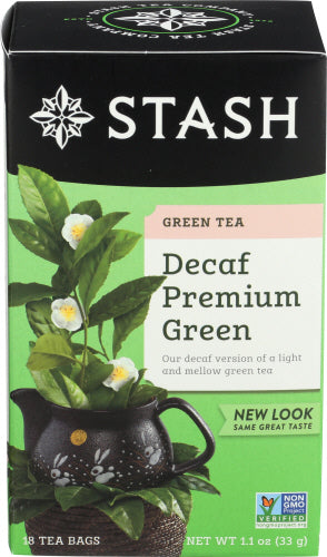 STASH TEA TEA DECAF GRN - 18 BG