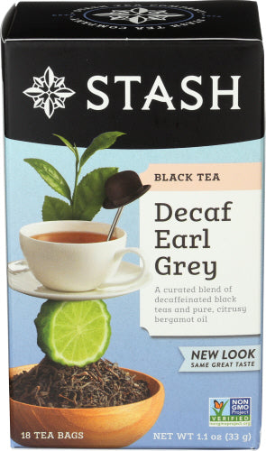 STASH TEA TEA DECAF EARL GREY - 18 BG