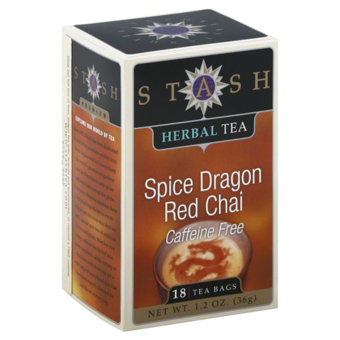 STASH TEA TEA DECAF CHAI RED SPICE - 18 BG
