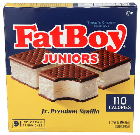 FATBOY ICE CREAM SNDWCH JR VAN - 25 OZ