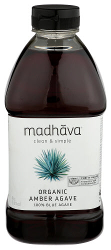 MADHAVA AGAVE NECTAR AMBER ORG - 46 OZ