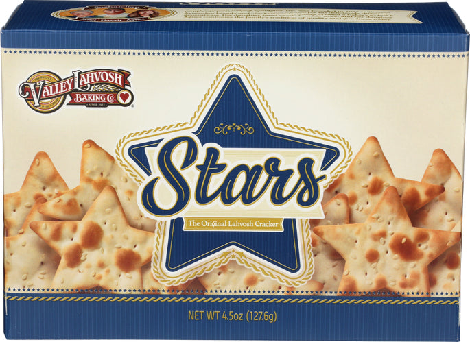 VALLEY LAHVOSH CRACKER STAR ORGNL - 4.5 OZ
