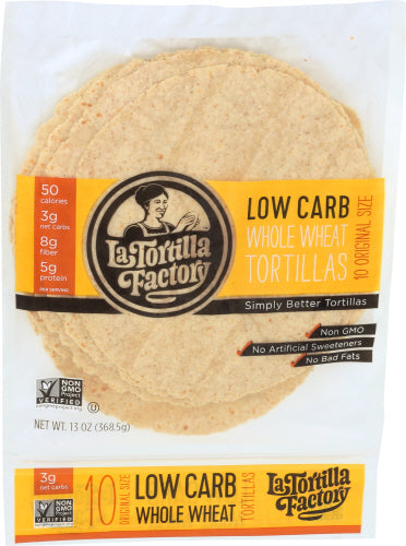 LA TORTILLA FACTORY TORTILLA FLOUR WWHT 7IN - 13 OZ