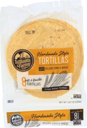 LA TORTILLA FACTORY TORTILLA CORN HMS YLLW - 11.57 OZ
