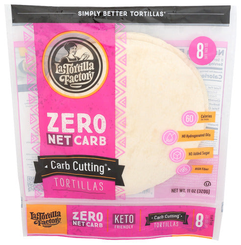 LA TORTILLA FACTORY TORTILLA ZERO NT CARB CC - 11 OZ