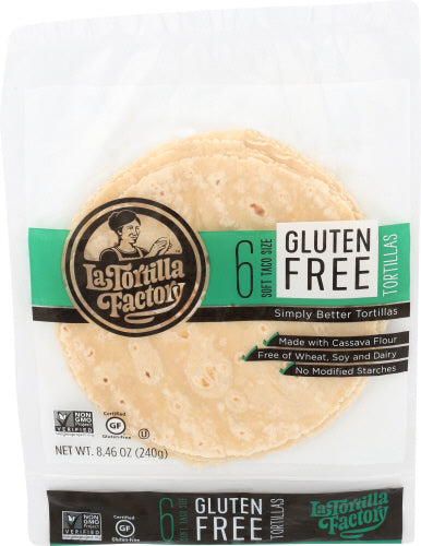 LA TORTILLA FACTORY TORTILLA CASSAVA - 8.46 OZ