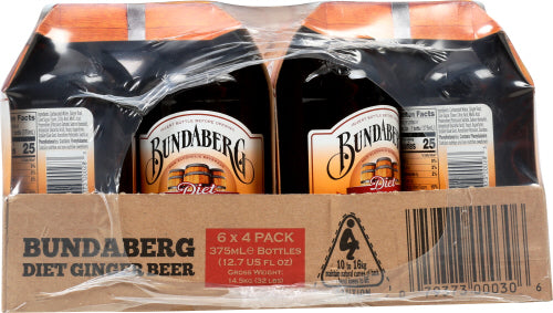 BUNDABERG SODA GNGR BEER DIET 4PK - 1500 ML