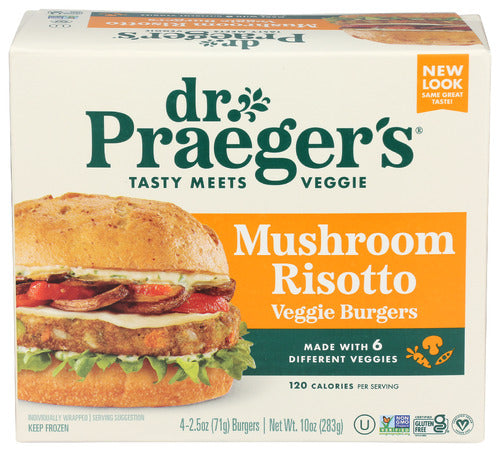 DR PRAEGER BURGER VEGGIE MSHRM - 10 OZ