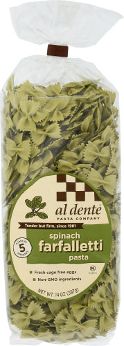 Al Dente 
Pasta Spnch Farfalletti, 12 OZ.