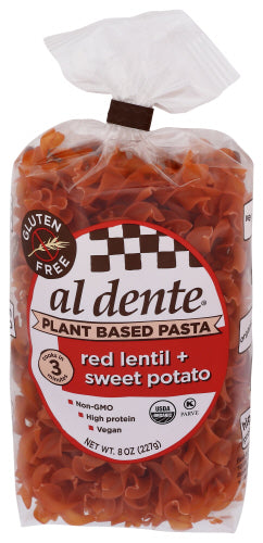 Al Dente 
Pasta Rd Lntil Swt Potato, 8 OZ.