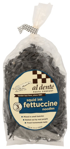 Al Dente 
Pasta Fttccne Squid Ink, 10 OZ.