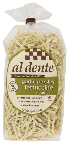Al Dente 
Pasta Fttccne Garlic Parsley, 12 OZ.