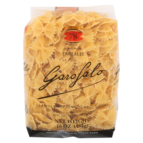 GAROFALO PASTA FARFALLE - 16 OZ