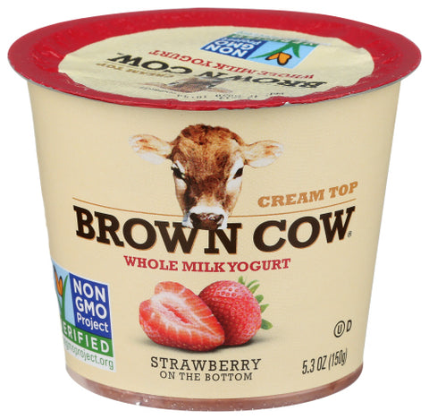 BROWN COW YOGURT CRM TOP STRAWBERRY - 5.3 FO