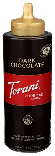TORANI PUREMADE DARK CHOC SAUCE - 16.5 OZ