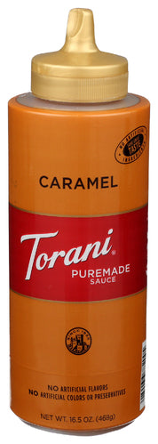 TORANI PUREMADE CARAMEL SAUCE - 16.5 OZ