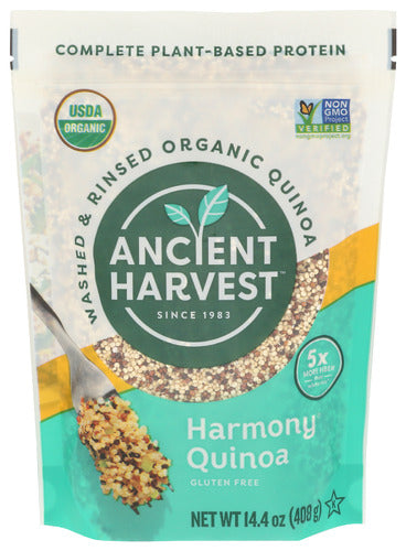 Ancient Harvest 
Quinoa Harmony Org, 14.4 OZ.