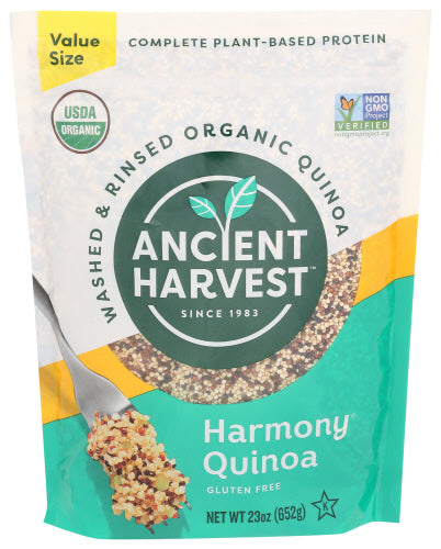 Ancient Harvest 
Quinoa Harmony Blend Org, 23 OZ.