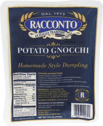 RACCONTO PASTA PTO GNOCCHI - 17.6 OZ