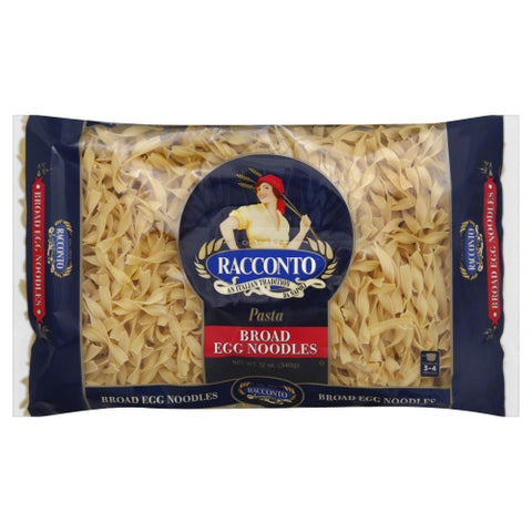 RACCONTO NOODLE EGG BROAD - 12 OZ