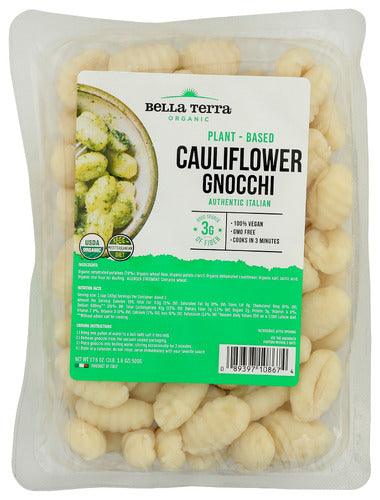 Bella Terra 
Gnocchi Cauliflower Org, 17.6 OZ.
