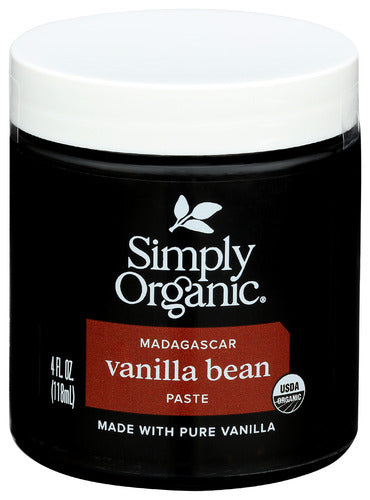 SIMPLY ORGANIC BEAN PASTE VANILLA - 4 FO