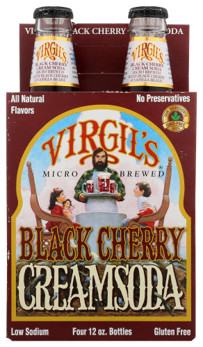 VIRGILS SODA BLCK CHRRY CRM 4PK - 48 FO