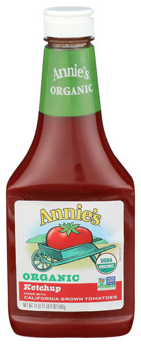 Annies Homegrown 
Ketchup, 24 OZ.