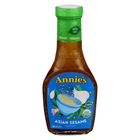 Annies Homegrown 
Drssng Asian Sesame, 8 OZ.