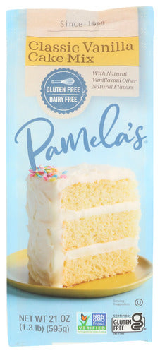 PAMELAS MIX CAKE WF ND CLSC VANLA - 21 OZ