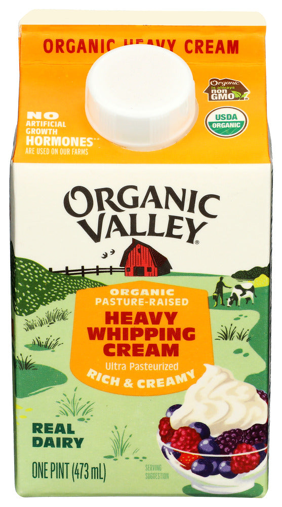 ORGANIC VALLEY ULTRA CREAM WHPING - 16 FO