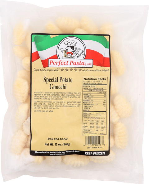 PERFECT PASTA GNOCCHI SPECIAL POTATO - 12 OZ