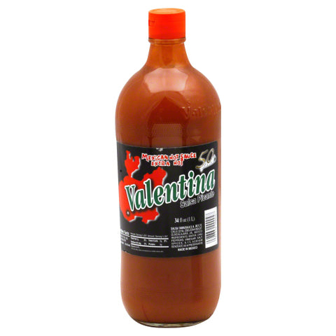 VALENTINA SAUCE BLACK LABEL HOT - 34 OZ