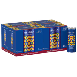 Saratoga Collection™ Mango Dragonfruit Perspectives Flavored Sparkling Spring Water, 4x6 Packs of 12 fl oz Cans