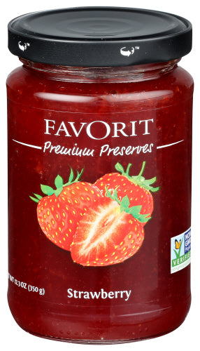 FAVORIT PRESERVE STRWBRY - 12.3 OZ