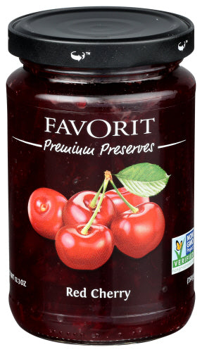 FAVORIT PRESERVE RED CHERRY - 12.3 OZ